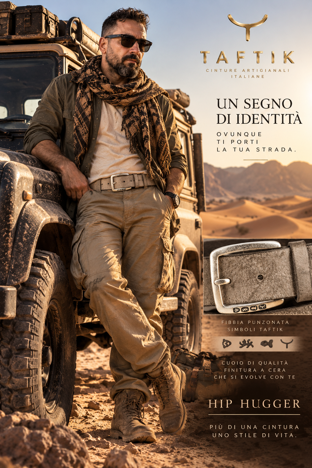 Collezione HIPSTER TAFTIK – Cinture casual artigianali in pelle Made in Italy