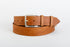Cintura unisex HIP HUGGER in vero cuoio Alaska cerato con fibbia argento antico, by TAFTIK 