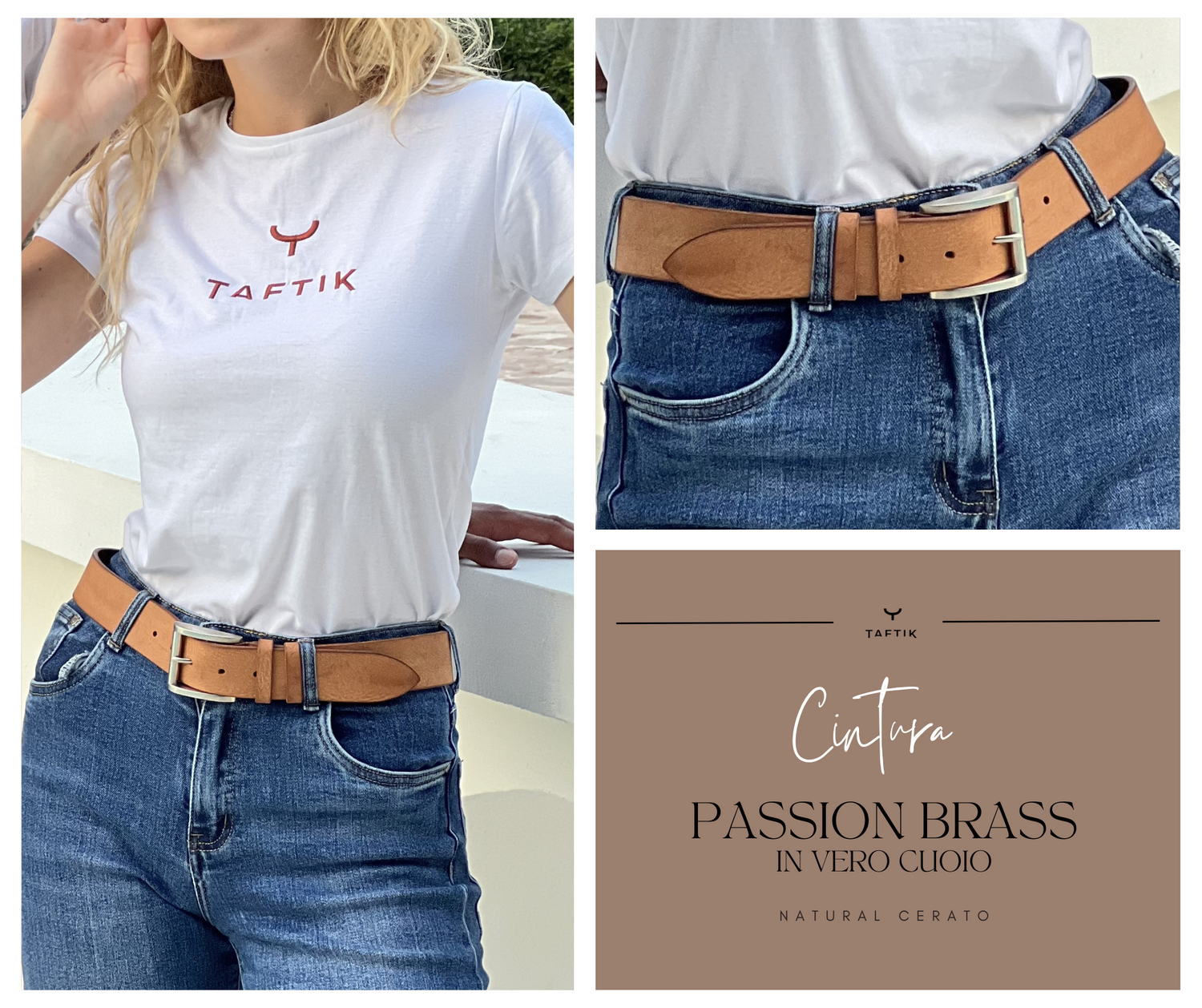 TAFTIK T-shirt con LOGO a ricamo!
